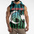 Personalized Azerbaijan Sleeveless Zip Hoodie Karabakh Horse Tattoo - Wonder Print Shop