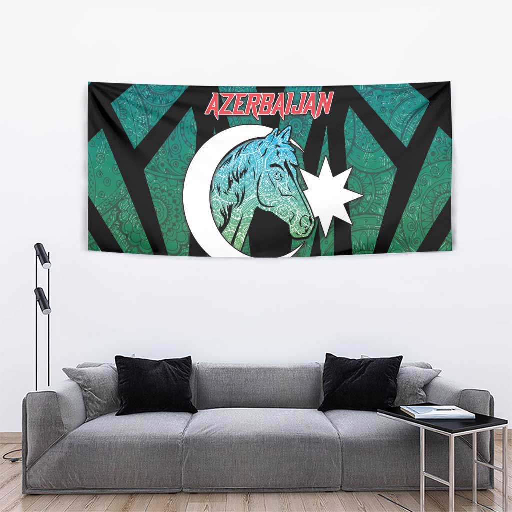 Azerbaijan Tapestry Karabakh Horse Tattoo - Wonder Print Shop
