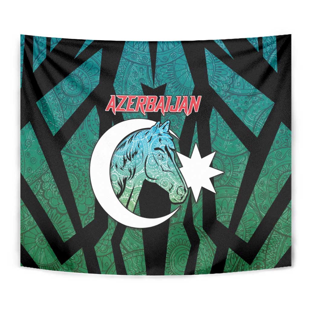 Azerbaijan Tapestry Karabakh Horse Tattoo - Wonder Print Shop
