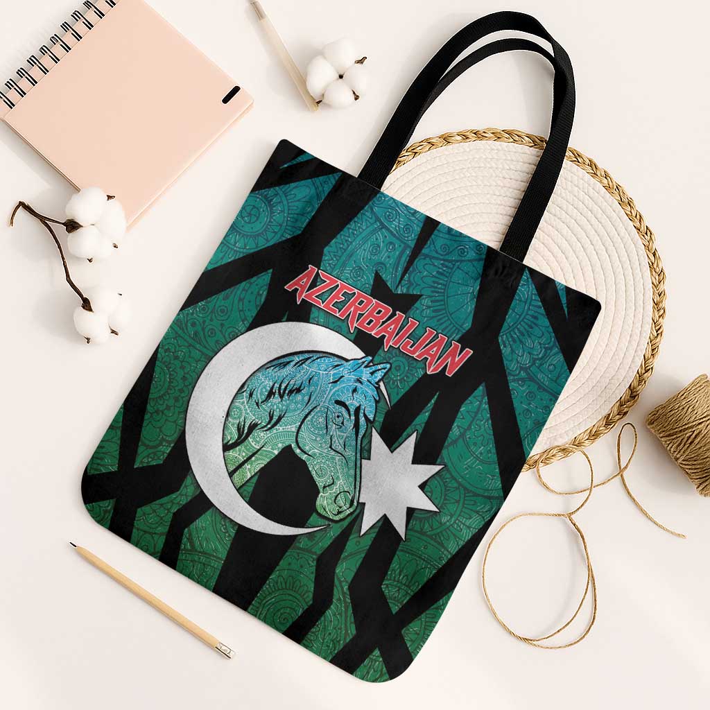 Azerbaijan Tote Bag Karabakh Horse Tattoo - Wonder Print Shop