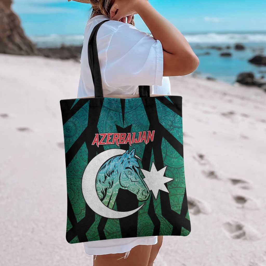 Azerbaijan Tote Bag Karabakh Horse Tattoo - Wonder Print Shop
