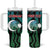 Personalized Azerbaijan Tumbler With Handle Karabakh Horse Tattoo - Wonder Print Shop