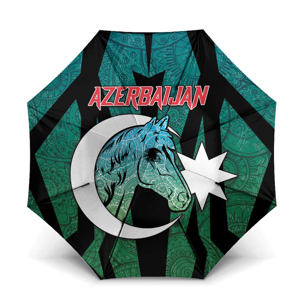Azerbaijan Umbrella Karabakh Horse Tattoo - Wonder Print Shop