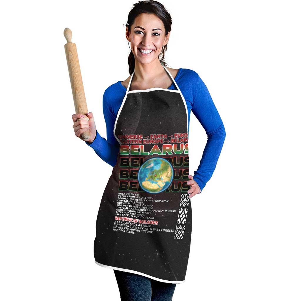 Belarus Apron Information From The Universe - Wonder Print Shop