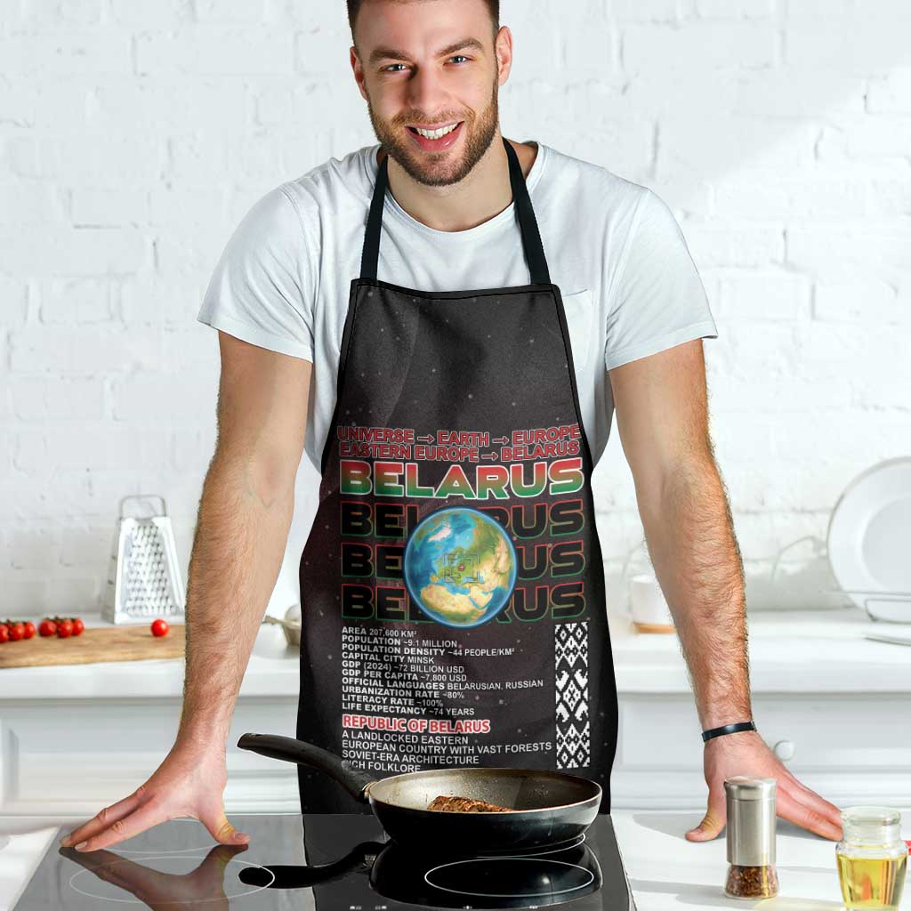 Belarus Apron Information From The Universe - Wonder Print Shop