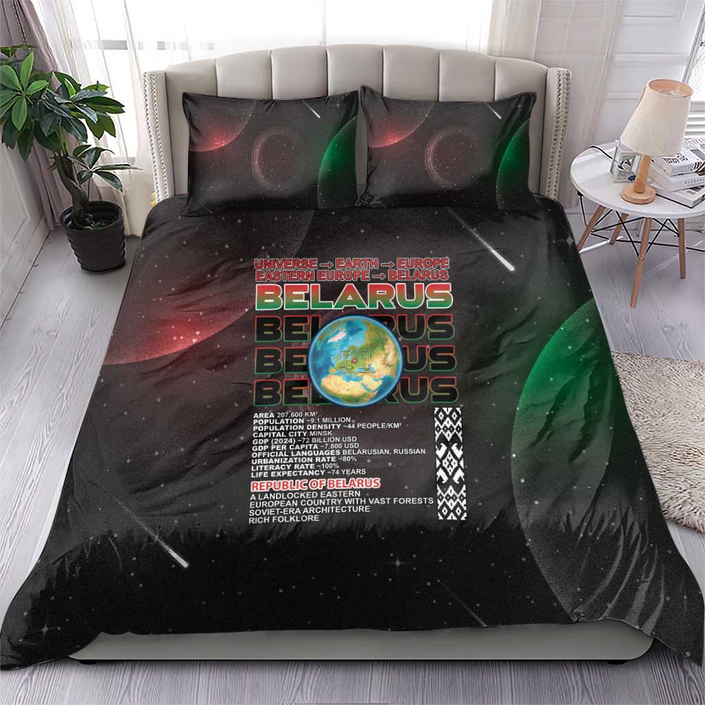 Belarus Bedding Set Information From The Universe - Wonder Print Shop