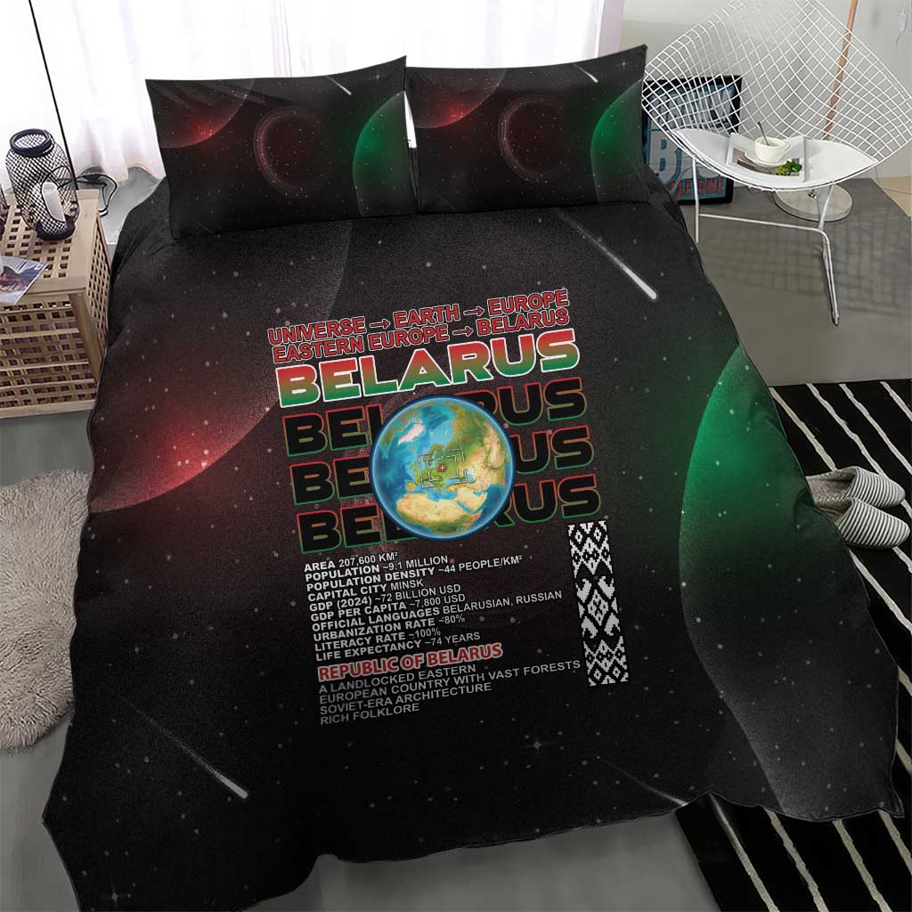 Belarus Bedding Set Information From The Universe - Wonder Print Shop