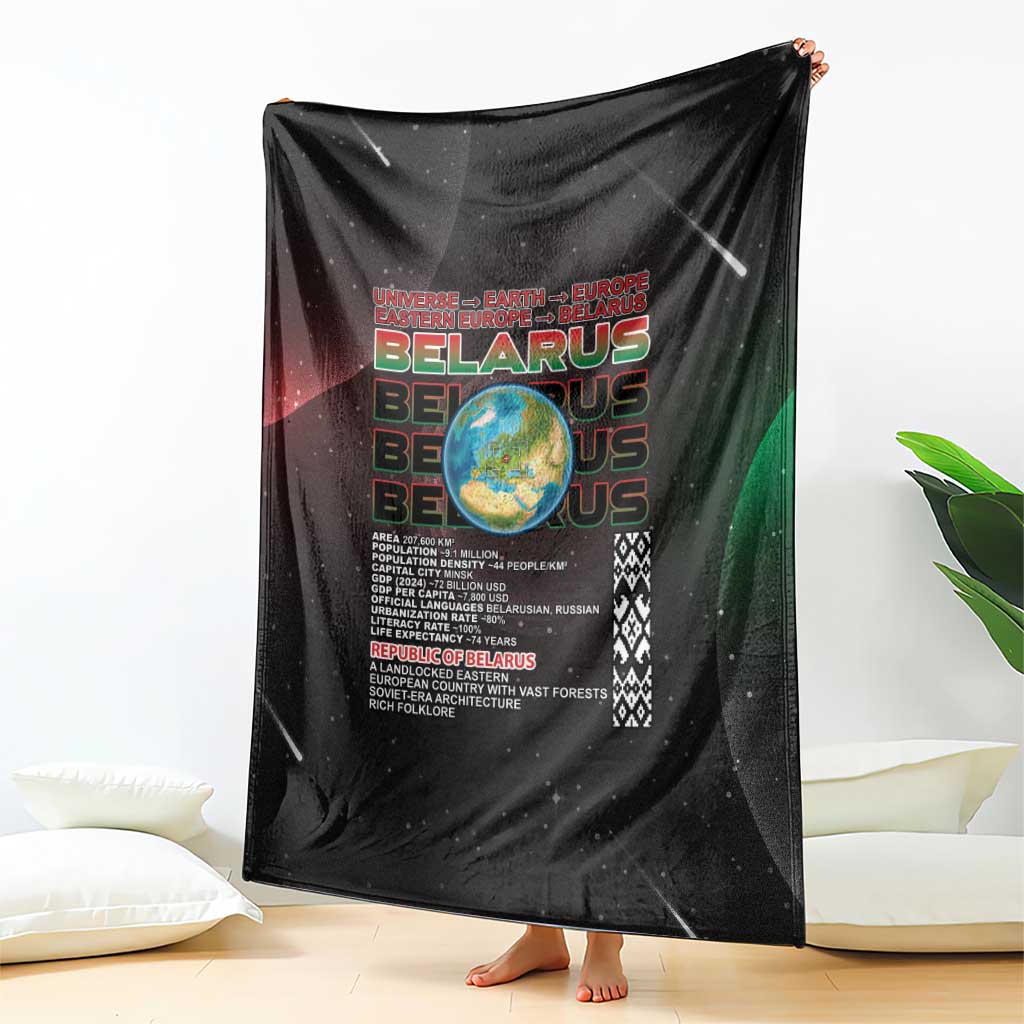 Belarus Blanket Information From The Universe - Wonder Print Shop