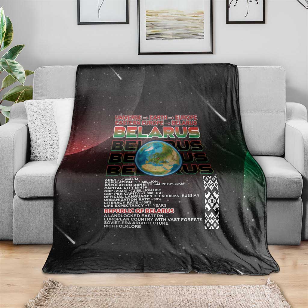 Belarus Blanket Information From The Universe - Wonder Print Shop