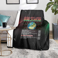 Belarus Blanket Information From The Universe - Wonder Print Shop