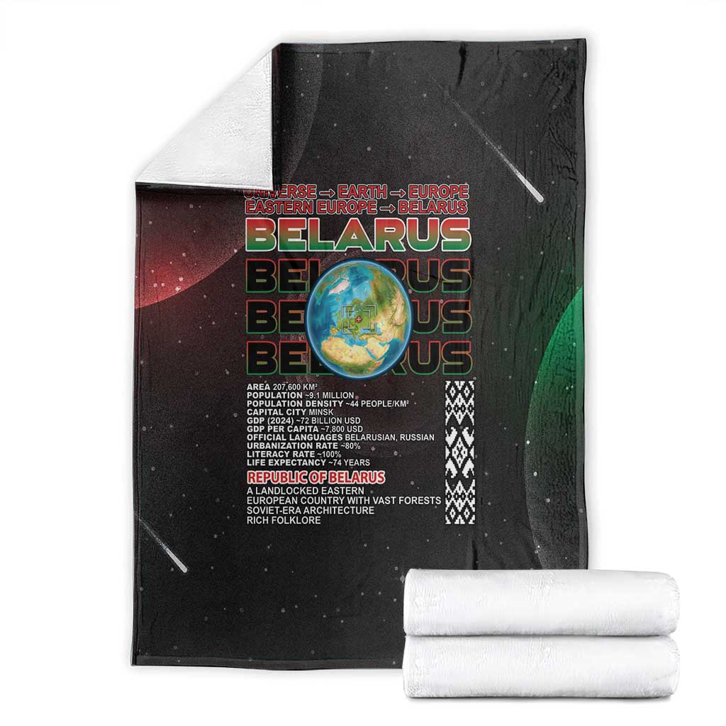 Belarus Blanket Information From The Universe - Wonder Print Shop