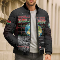 Belarus Bomber Puffer Jacket Information From The Universe - Wonder Print Shop