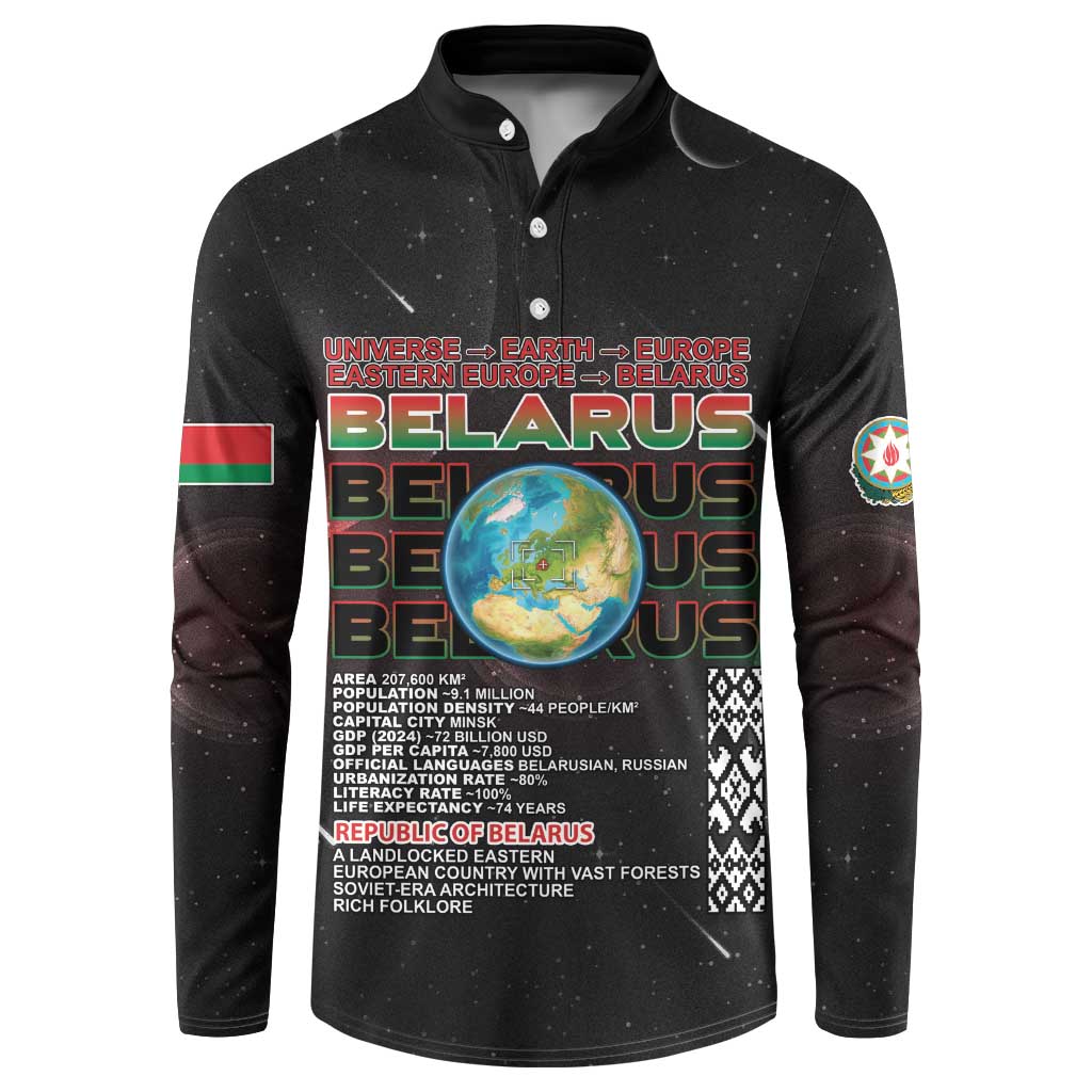 Belarus Button Sweatshirt Information From The Universe - Wonder Print Shop