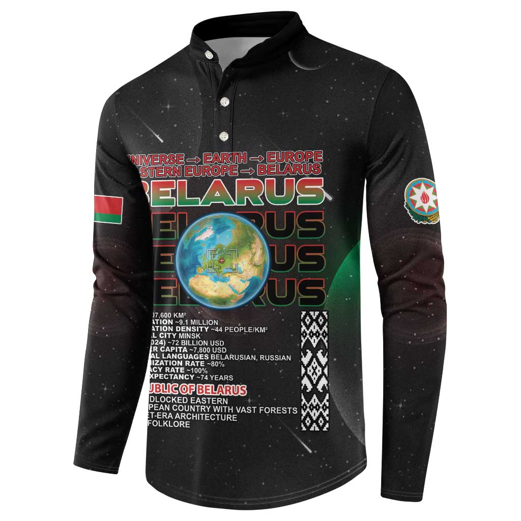 Belarus Button Sweatshirt Information From The Universe - Wonder Print Shop