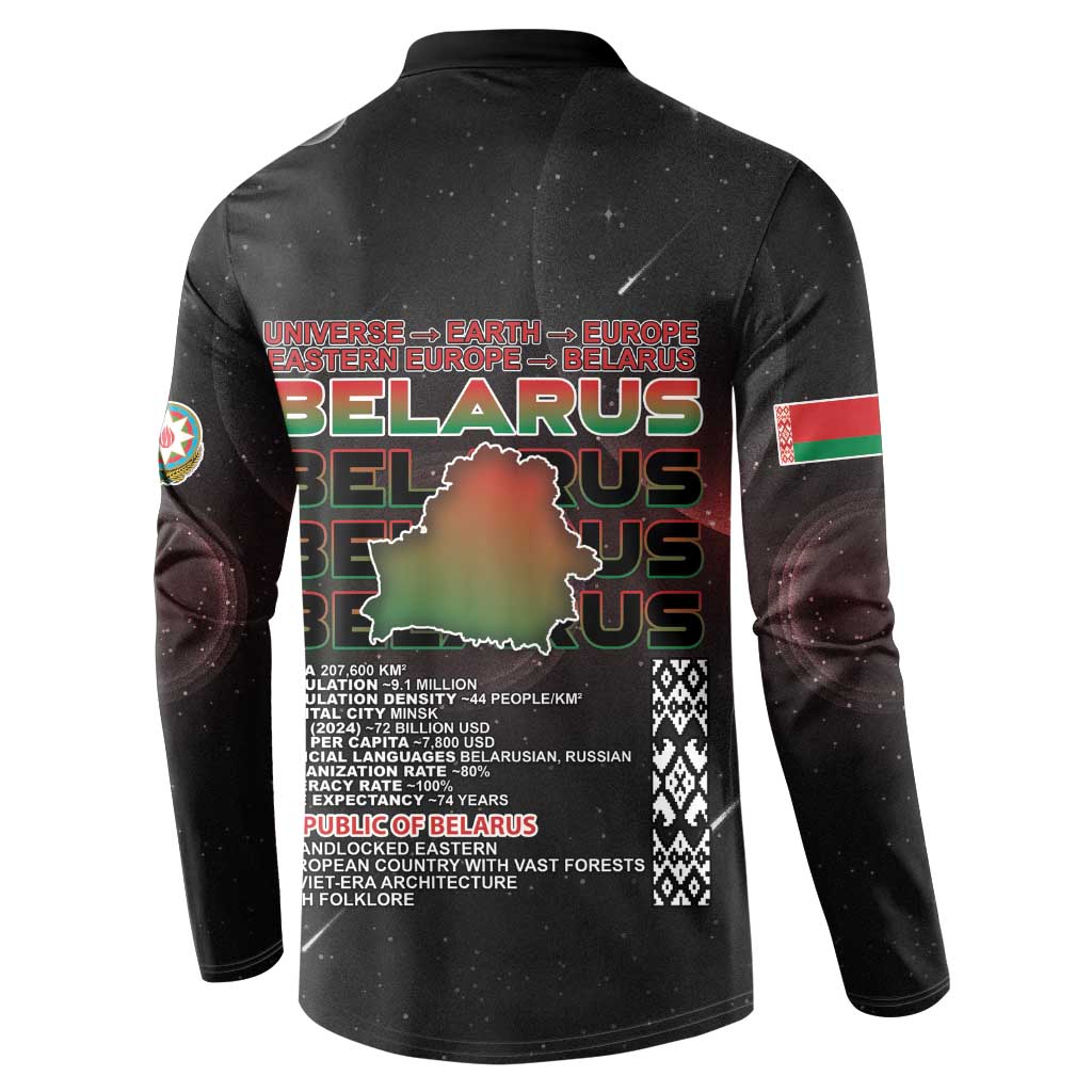 Belarus Button Sweatshirt Information From The Universe - Wonder Print Shop