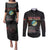 Belarus Couples Matching Puletasi and Long Sleeve Button Shirt Information From The Universe - Wonder Print Shop