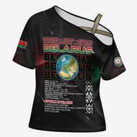 Belarus Cross Shoulder Shirt Information From The Universe - Wonder Print Shop