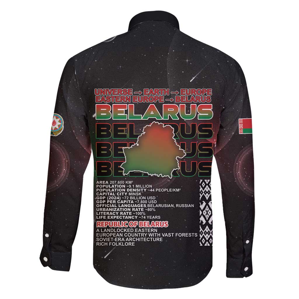 Belarus Family Matching Long Sleeve Bodycon Dress and Hawaiian Shirt Information From The Universe - Wonder Print Shop