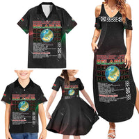 Belarus Family Matching Summer Maxi Dress and Hawaiian Shirt Information From The Universe - Wonder Print Shop