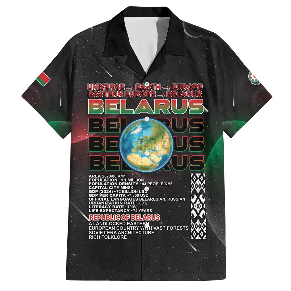 Belarus Family Matching Tank Maxi Dress and Hawaiian Shirt Information From The Universe - Wonder Print Shop