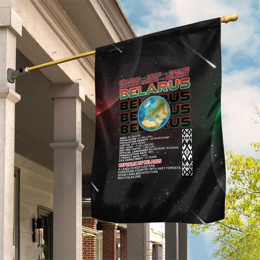 Belarus Garden Flag Information From The Universe - Wonder Print Shop