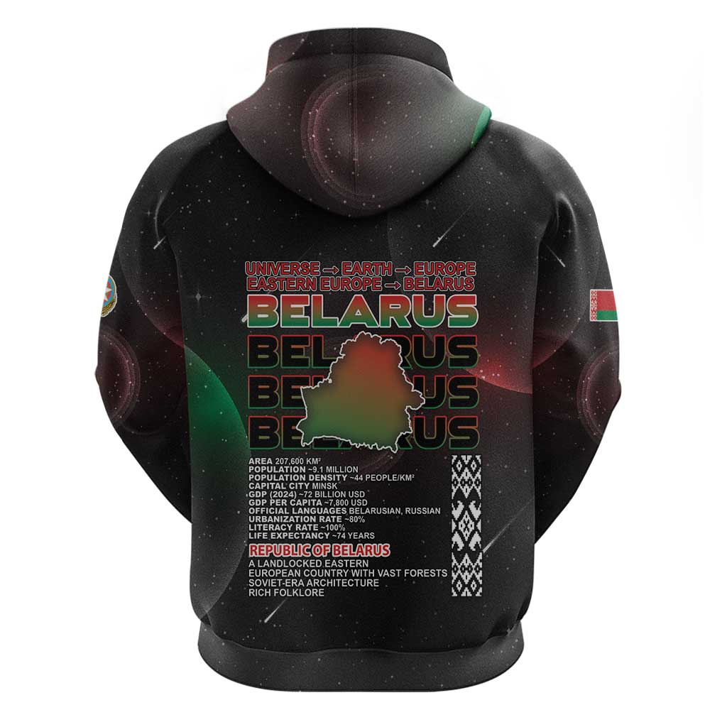 Belarus Hoodie Information From The Universe - Wonder Print Shop