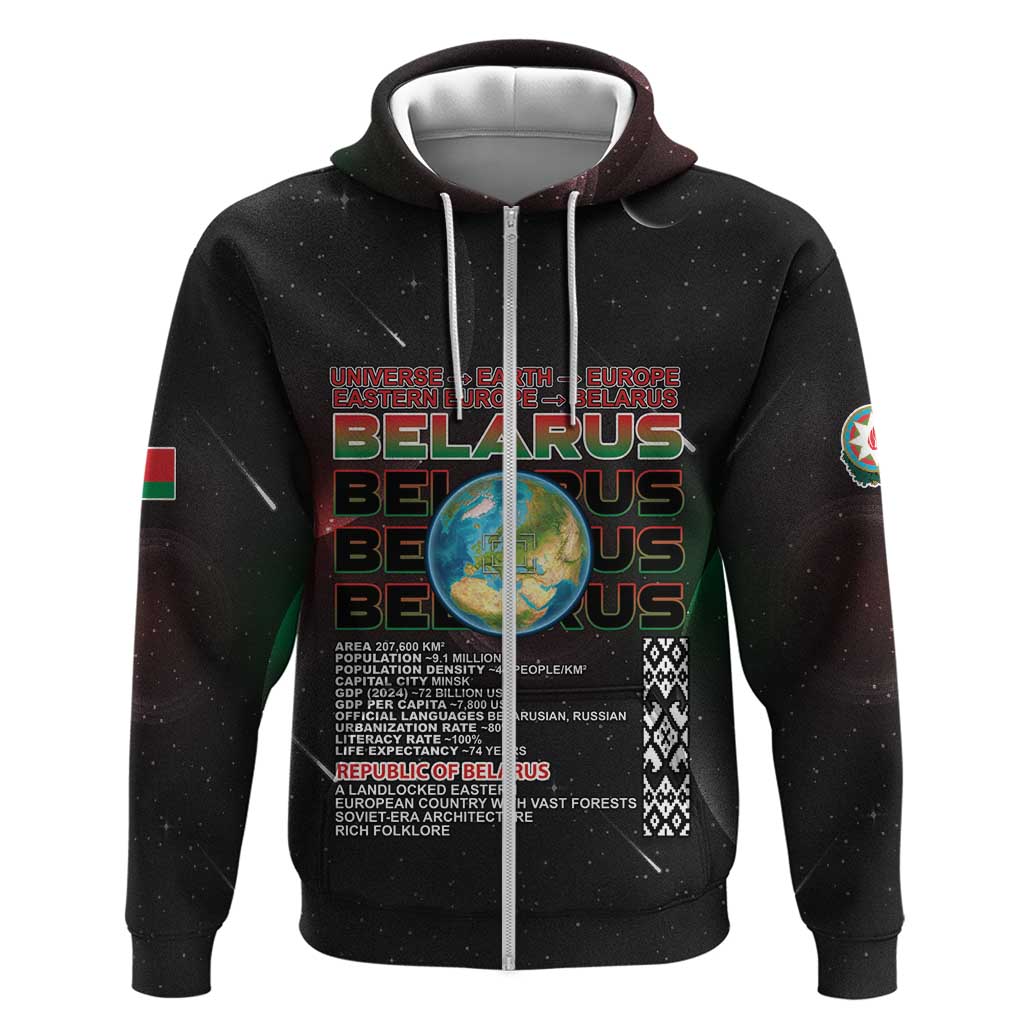 Belarus Hoodie Information From The Universe - Wonder Print Shop