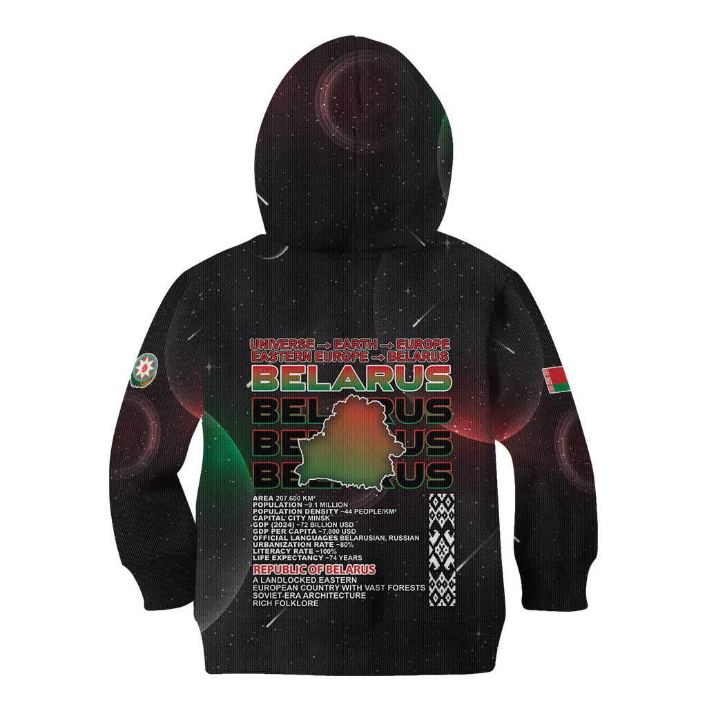 Belarus Kid Hoodie Information From The Universe - Wonder Print Shop