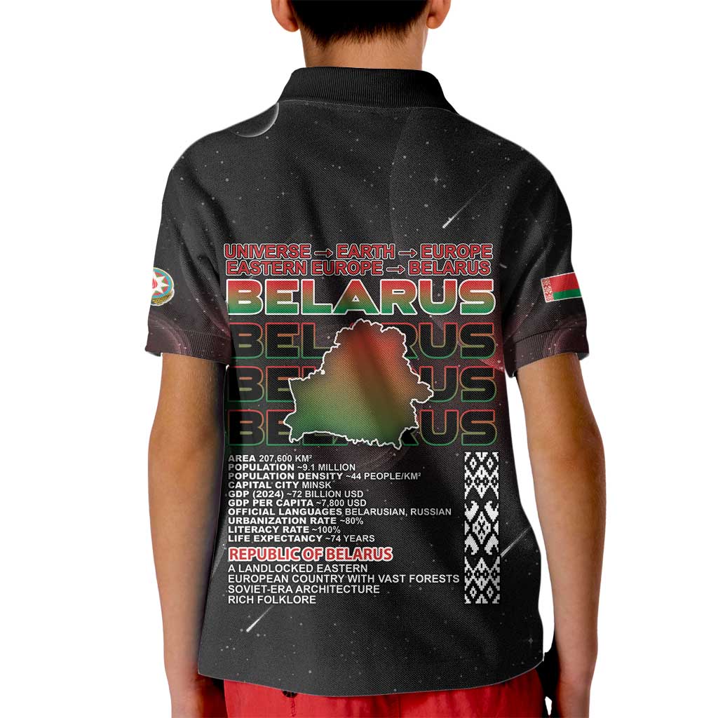 Belarus Kid Polo Shirt Information From The Universe - Wonder Print Shop
