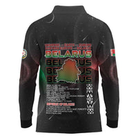 Belarus Long Sleeve Polo Shirt Information From The Universe - Wonder Print Shop