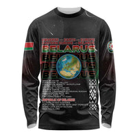 Belarus Long Sleeve Shirt Information From The Universe - Wonder Print Shop