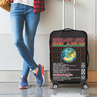 Belarus Luggage Cover Information From The Universe - Wonder Print Shop