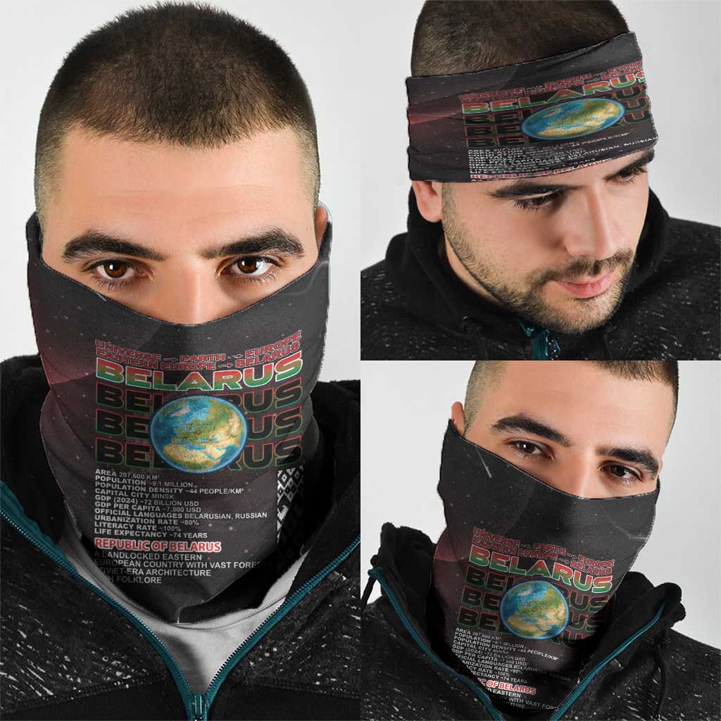Belarus Neck Gaiter Information From The Universe DT05