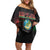 Belarus Off Shoulder Short Dress Information From The Universe - Wonder Print Shop