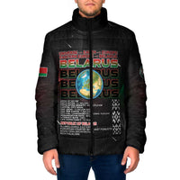 Belarus Padded Jacket Information From The Universe - Wonder Print Shop