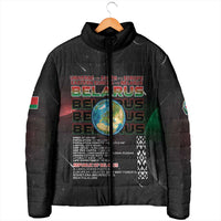 Belarus Padded Jacket Information From The Universe - Wonder Print Shop