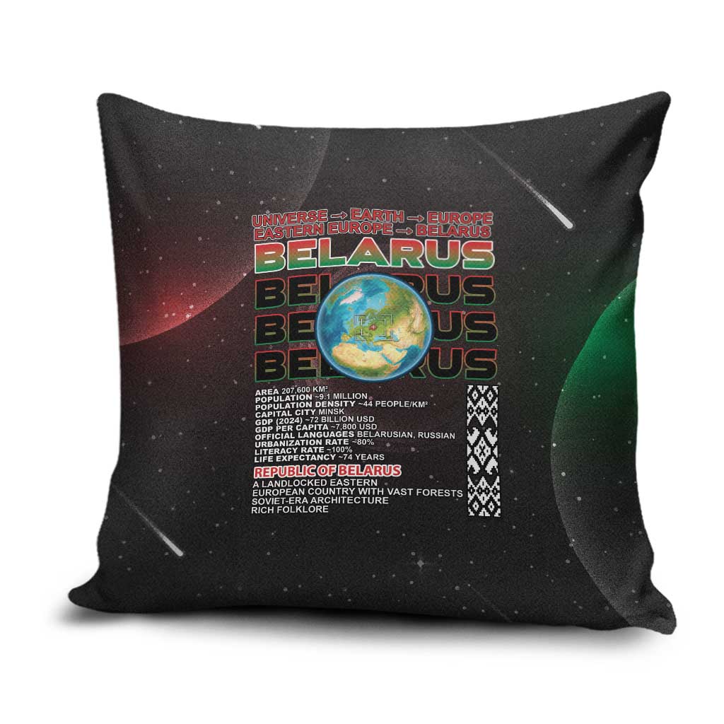 Belarus Pillow Cover Information From The Universe - Wonder Print Shop