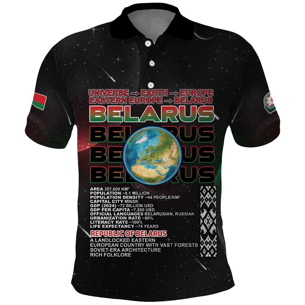 Belarus Polo Shirt Information From The Universe - Wonder Print Shop