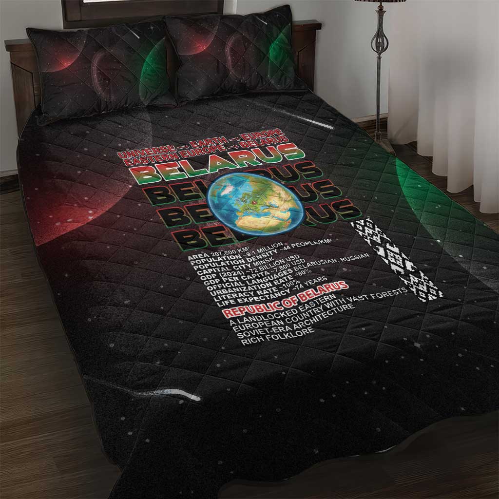 Belarus Quilt Bed Set Information From The Universe - Wonder Print Shop