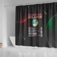Belarus Shower Curtain Information From The Universe - Wonder Print Shop