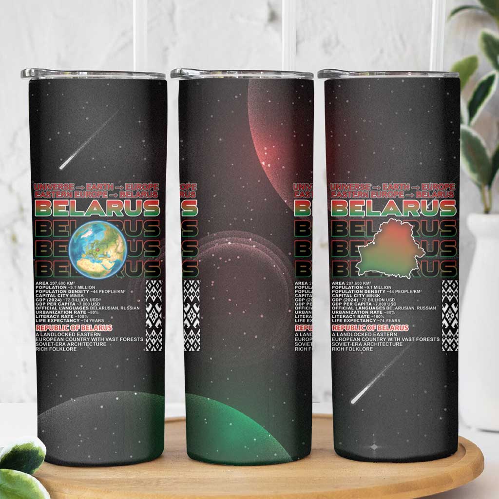 Belarus Skinny Tumbler Information From The Universe - Wonder Print Shop