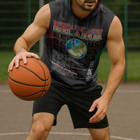 Belarus Sleeveless Hoodie Information From The Universe - Wonder Print Shop