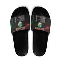 Belarus Slide Sandals Information From The Universe - Wonder Print Shop