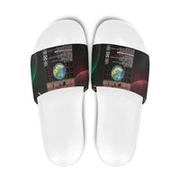 Belarus Slide Sandals Information From The Universe - Wonder Print Shop
