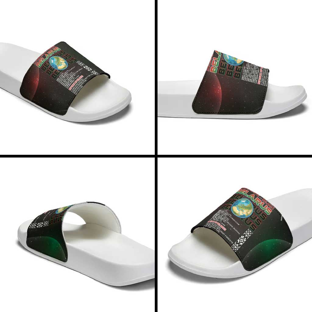 Belarus Slide Sandals Information From The Universe - Wonder Print Shop