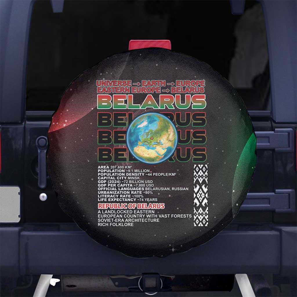 Belarus Spare Tire Cover Information From The Universe - Wonder Print Shop