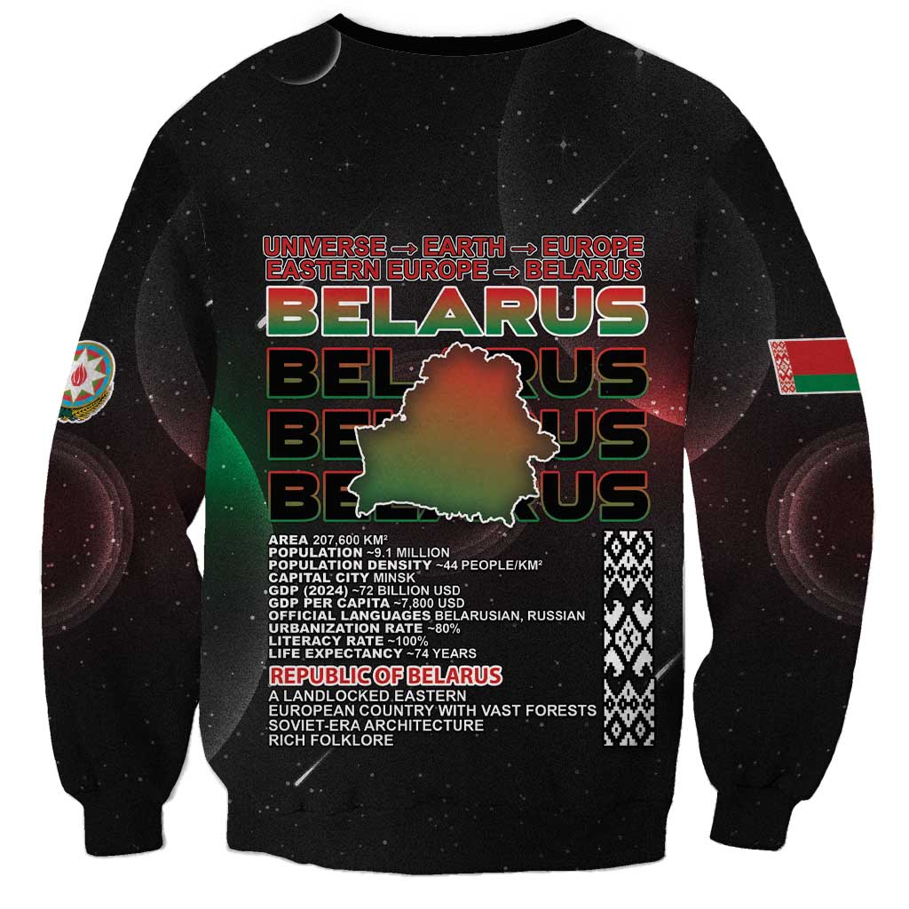 Belarus Sweatshirt Information From The Universe - Wonder Print Shop