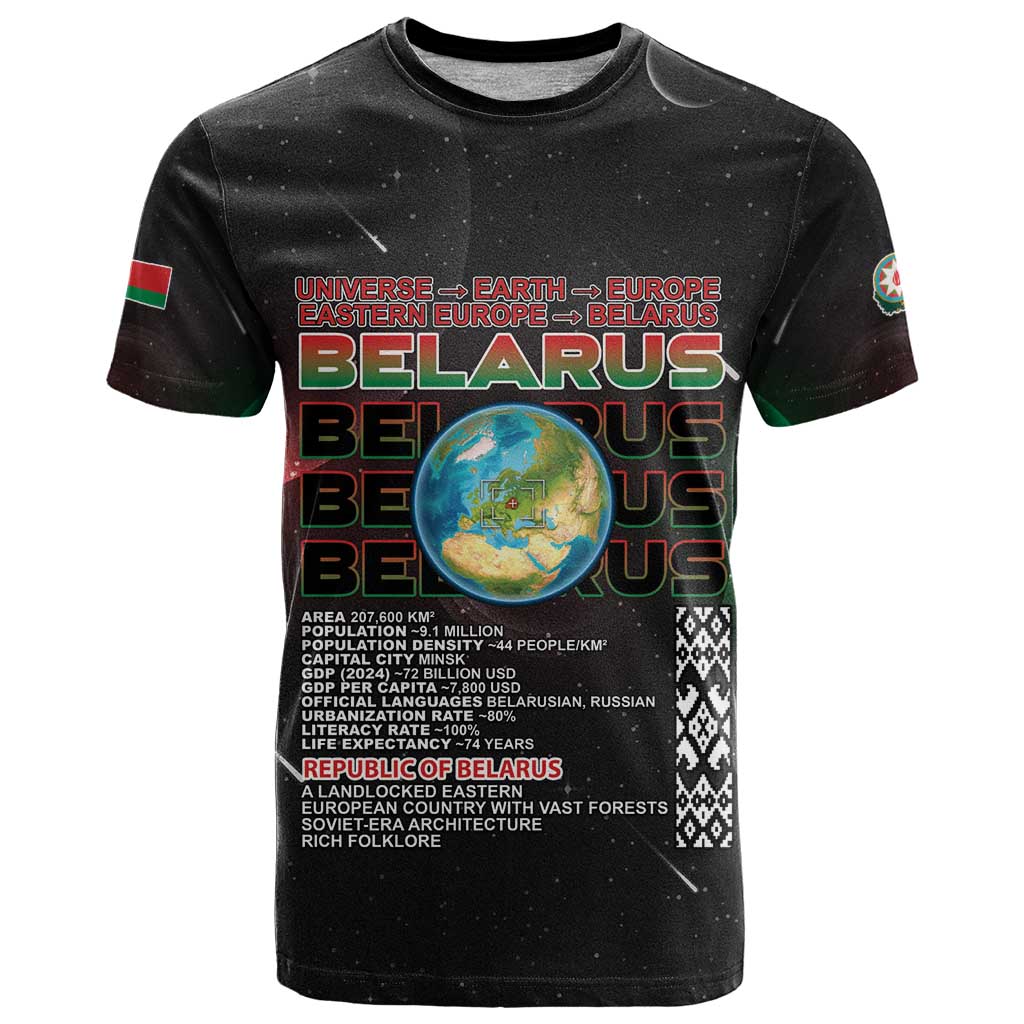 Belarus T Shirt Information From The Universe - Wonder Print Shop