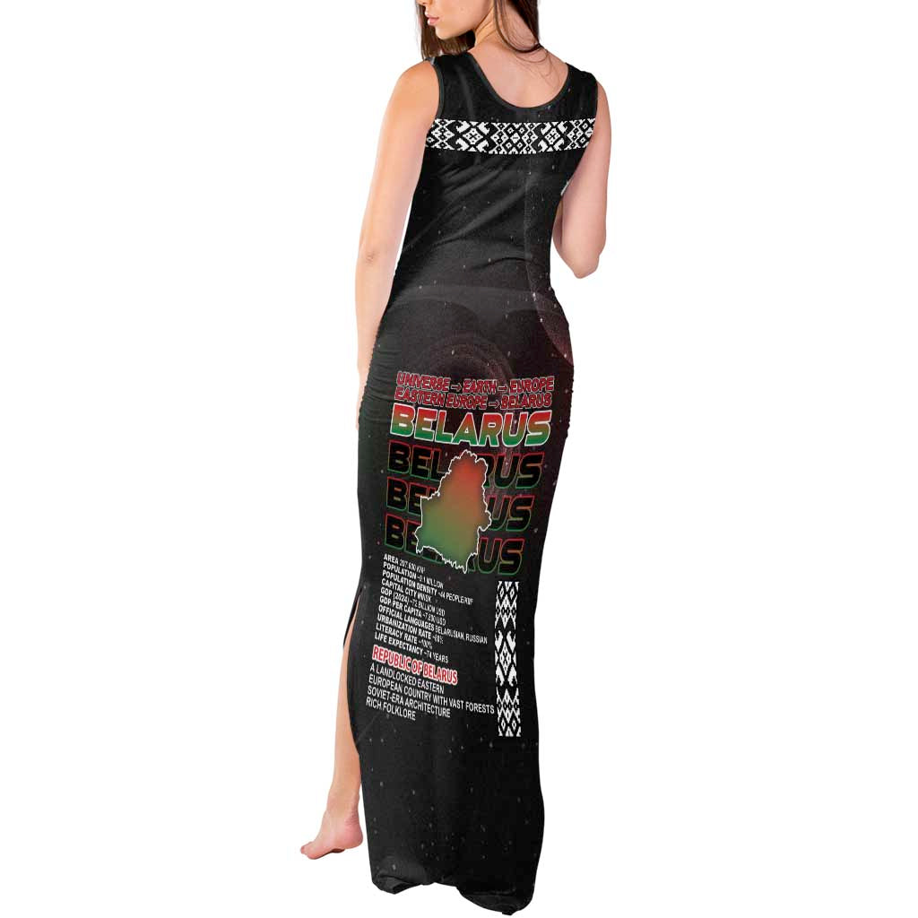 Belarus Tank Maxi Dress Information From The Universe - Wonder Print Shop
