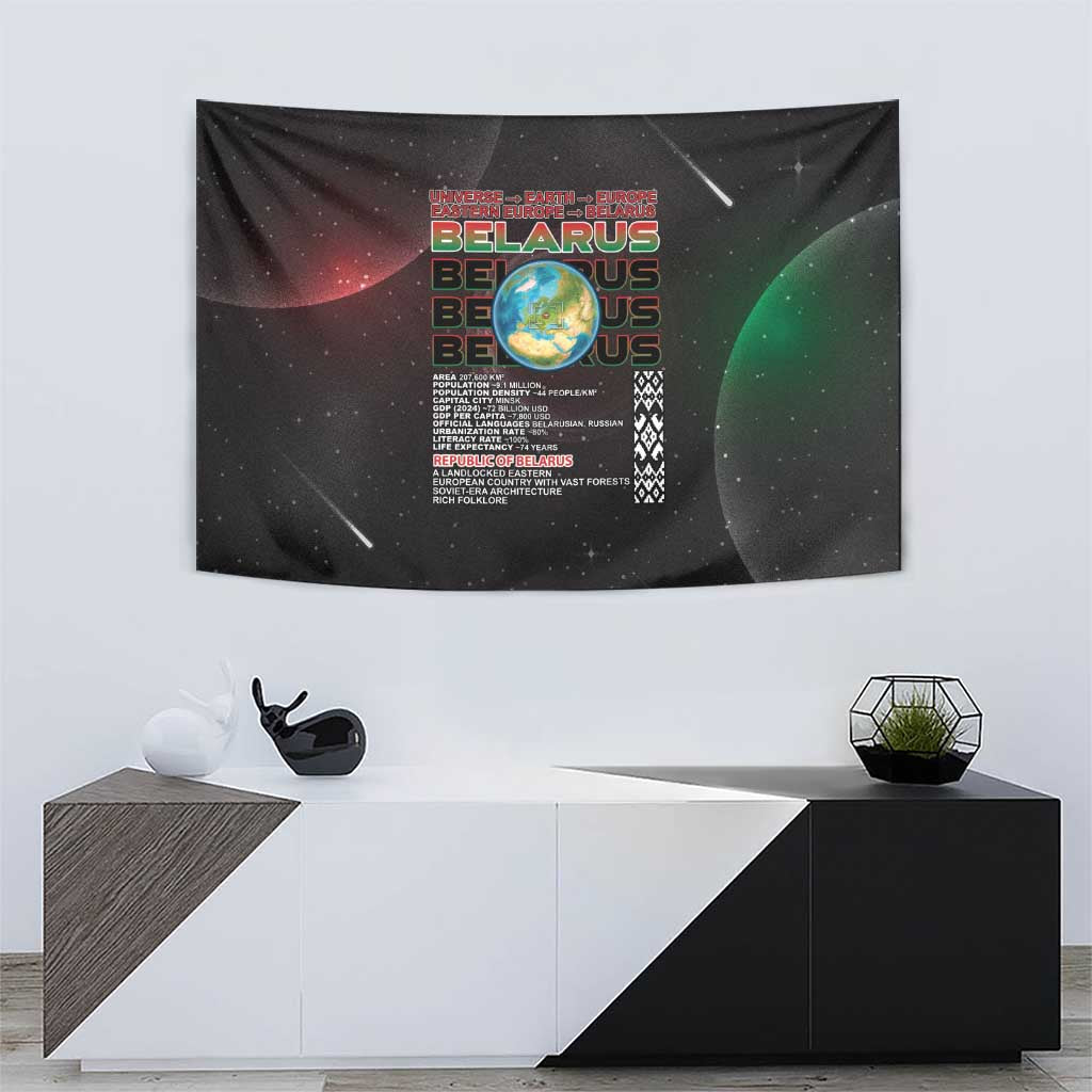 Belarus Tapestry Information From The Universe - Wonder Print Shop
